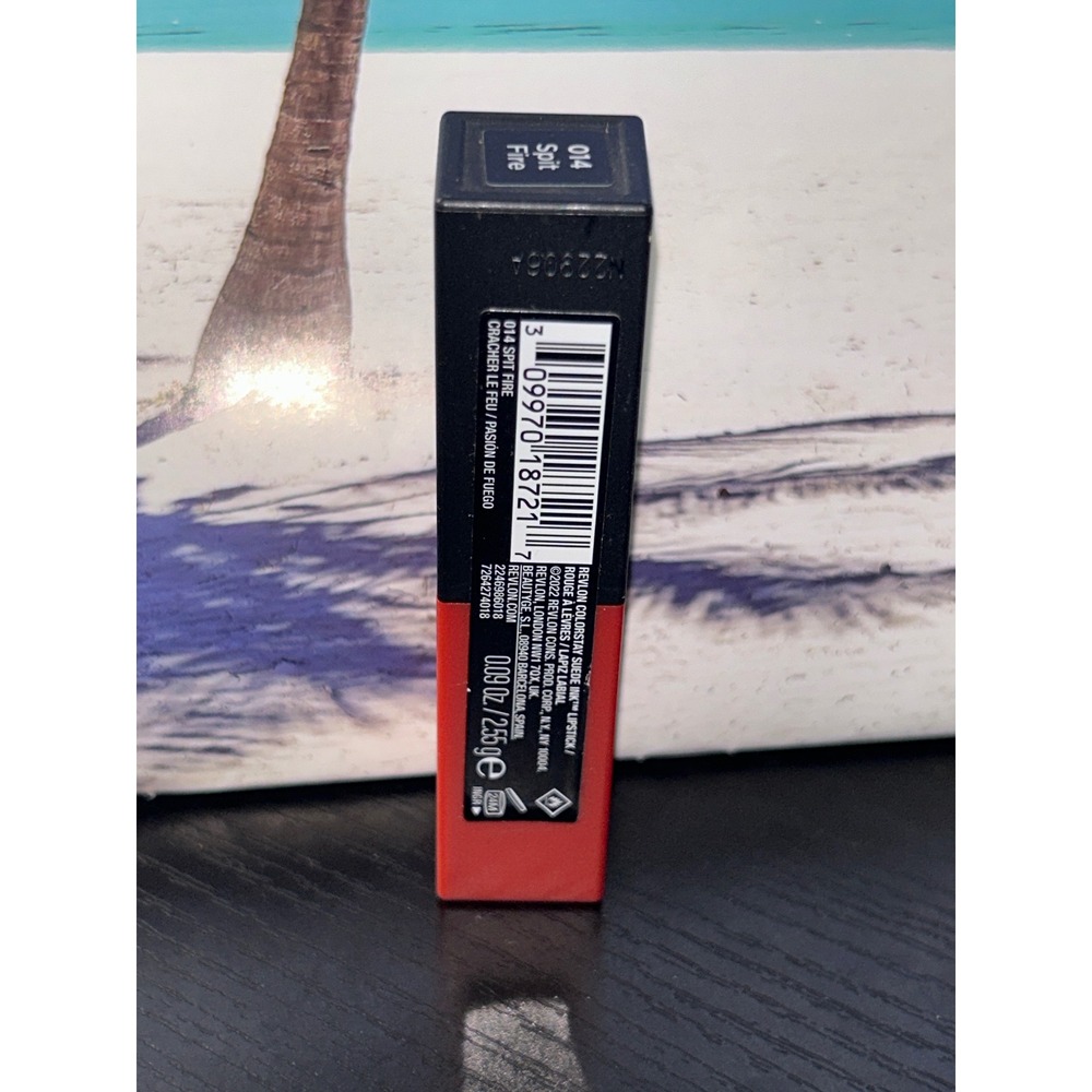 REVLON ColorStay Suede Ink Lipstick 014 Spit Fire Matte Waterproof - Picture 5 of 5